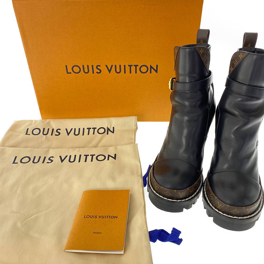 Louis Vuitton Monogram Star Trail Line Ankle Boots Shoes/1A5BH5/36(9.1&quot; Equi... | eBay