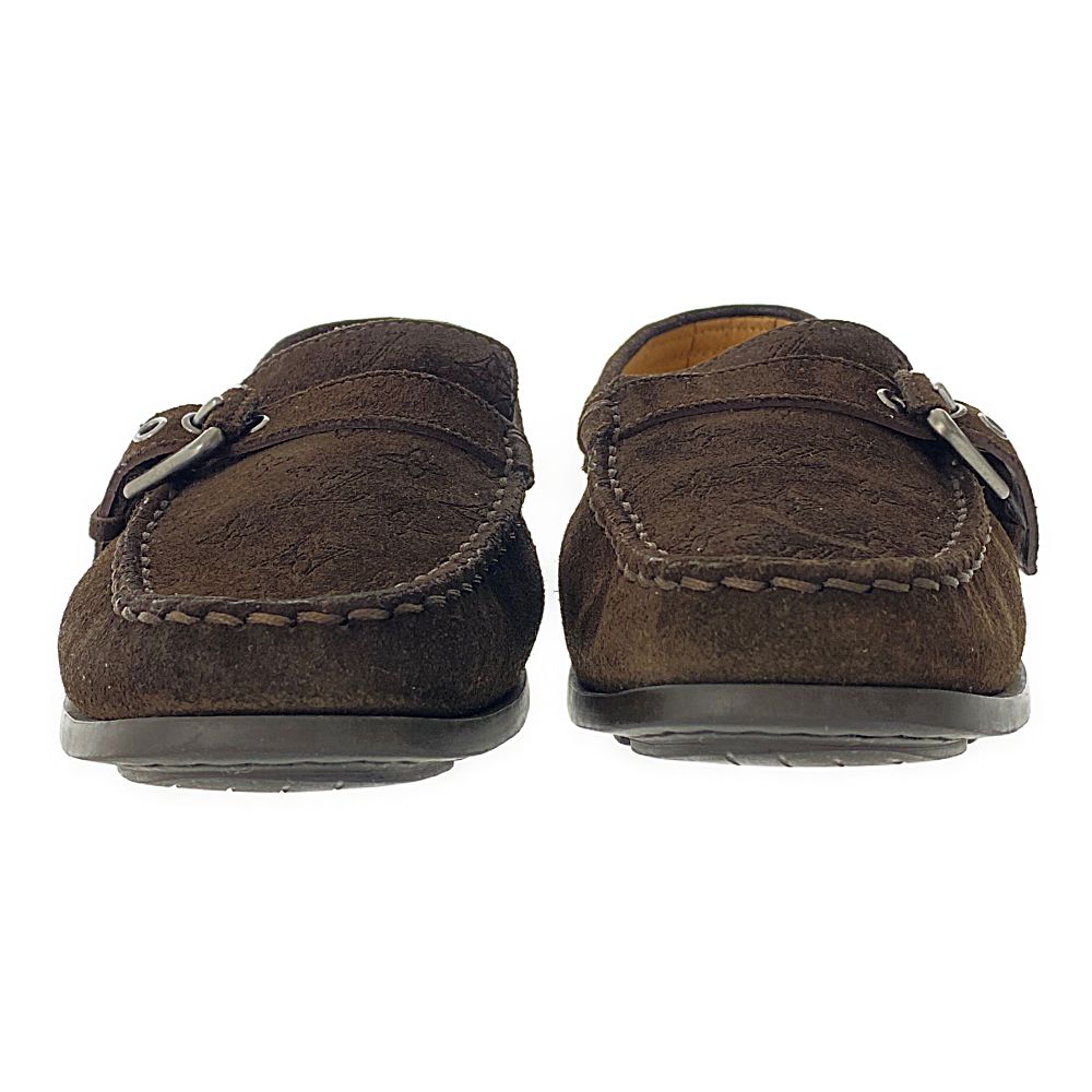 Louis Vuitton Monogram Suede Driving Shoes Loafers Shoes/36/Brown/LOUIS VUITTON | eBay