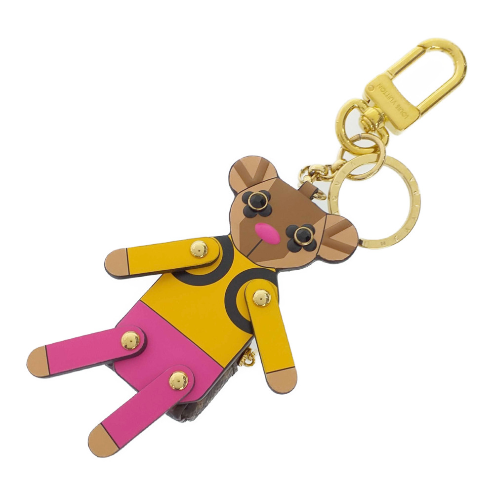 louis vuitton teddy bear keyring
