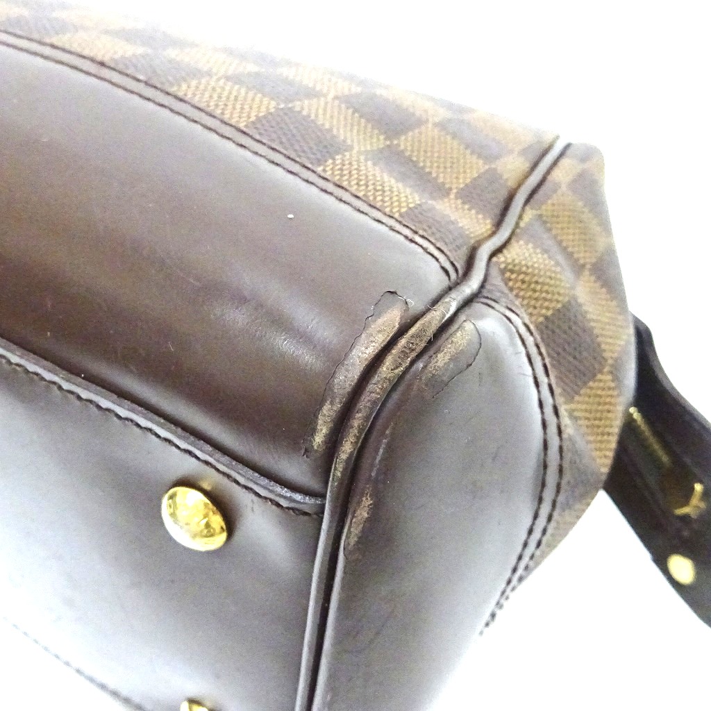 LOUIS VUITTON LV Knightsbridge Used Handbag Damier Brown N51201