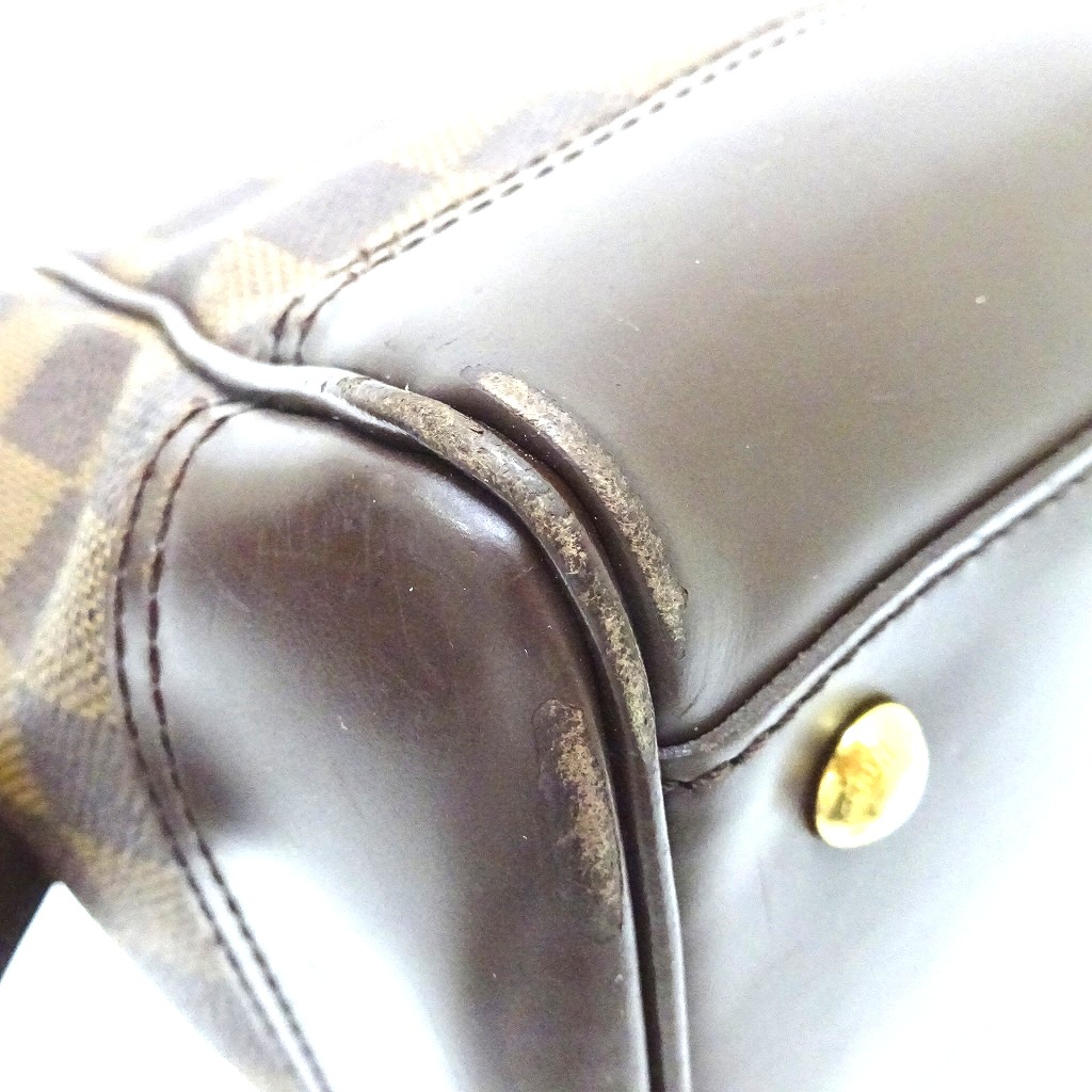 LOUIS VUITTON LV Knightsbridge Used Handbag Damier Brown N51201