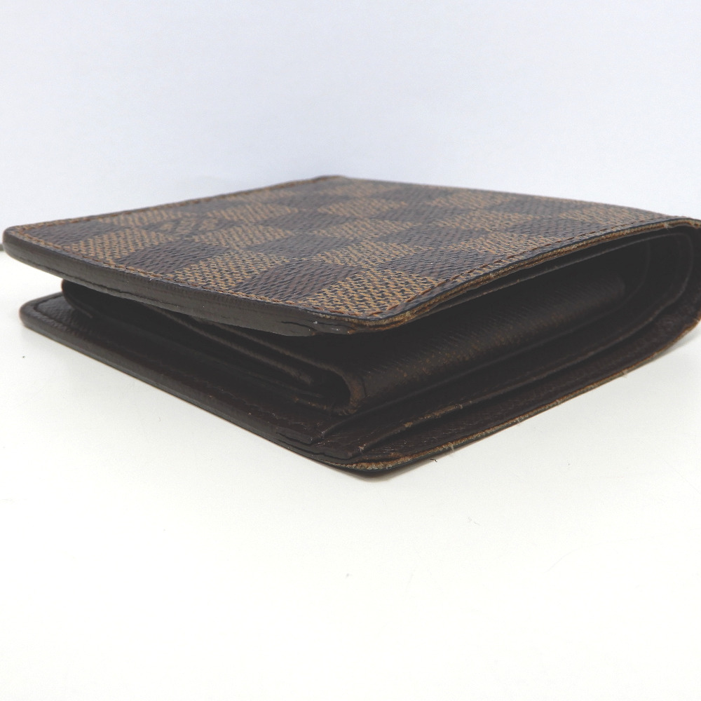 LOUIS VUITTON wallet Portefeiulle・Marco Damier N61675 Damier canvas Brown | eBay