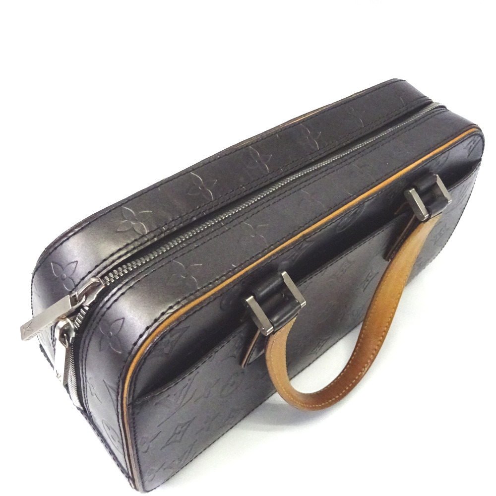 LOUIS VUITTON Handbag Shelton Monogram mat Gray system | eBay