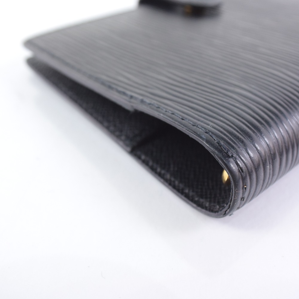 LOUIS VUITTON R20052 Agenda PM Notebook cover black Epi Leather unisex | eBay