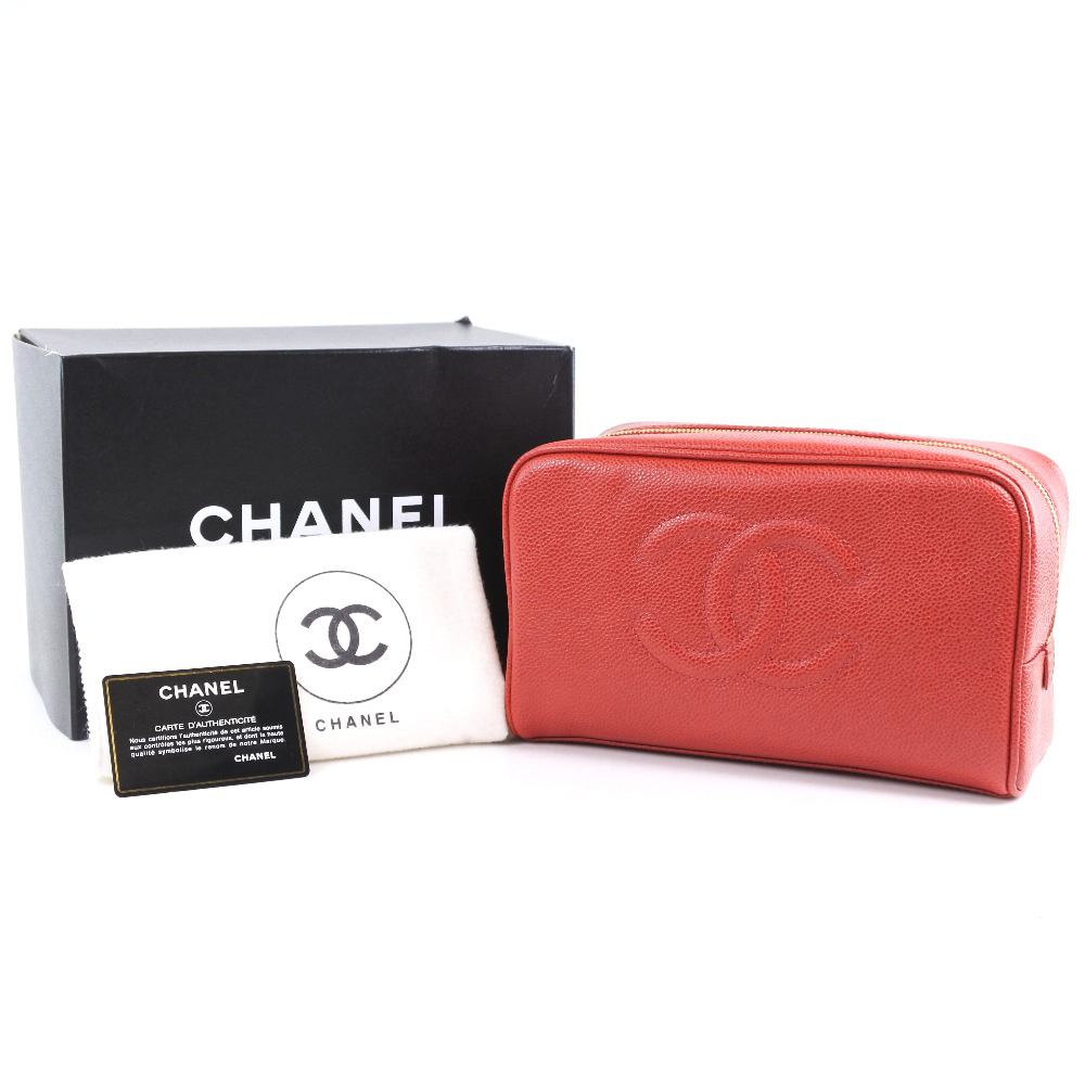 CHANEL】シャネル セカンドバッグ 希少 A01996X01503 マットキャビア