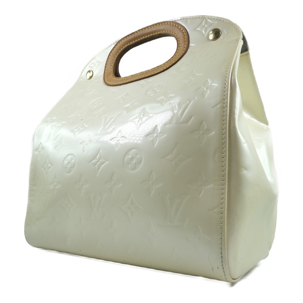 LOUIS VUITTON M91378 Maple drive Handbag Perle White Monogram Vernis Women | eBay