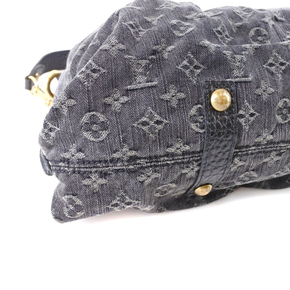 LOUIS VUITTON M95351 Neo cany MM Handbag black Monogram denim Women | eBay