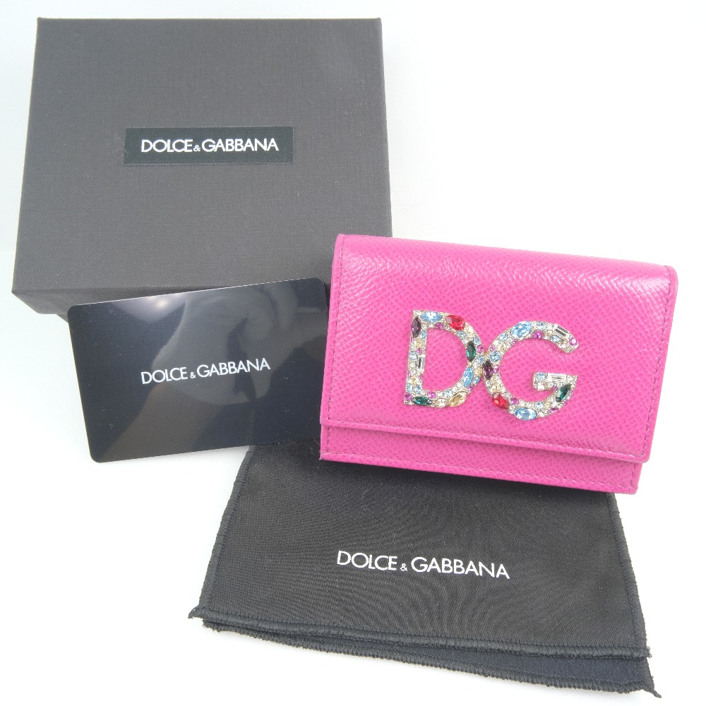 お揃い二点セットDOLCE &GABBANA iPhoneケースとコンパクト財布 □定期