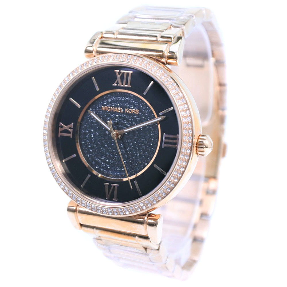 mk rhinestone watch