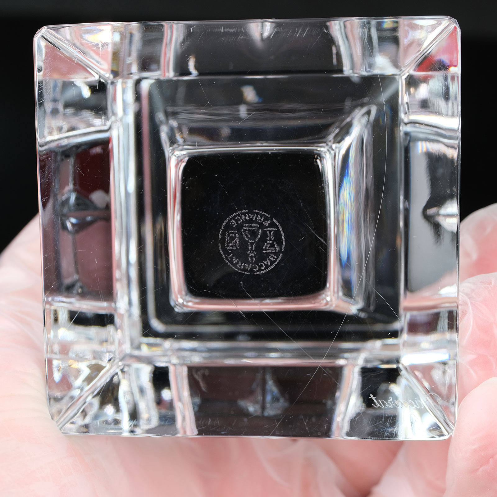 Baccarat バカラ フワラーベース 花瓶 9cm コロンビーヌ クリスタル ユニセックス 花瓶 中古 Smasell スマセル 公式通販 サスティナブルアウトレットモール スマセル