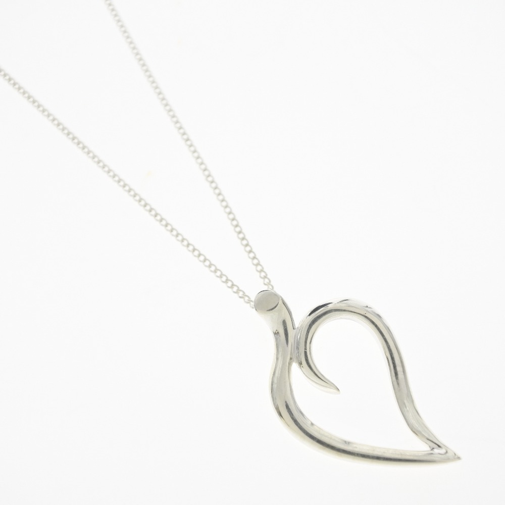 【TIFFANY&Co.】ティファニー リーフ ハート シルバー925 シルバー レディース ネックレス【中古】