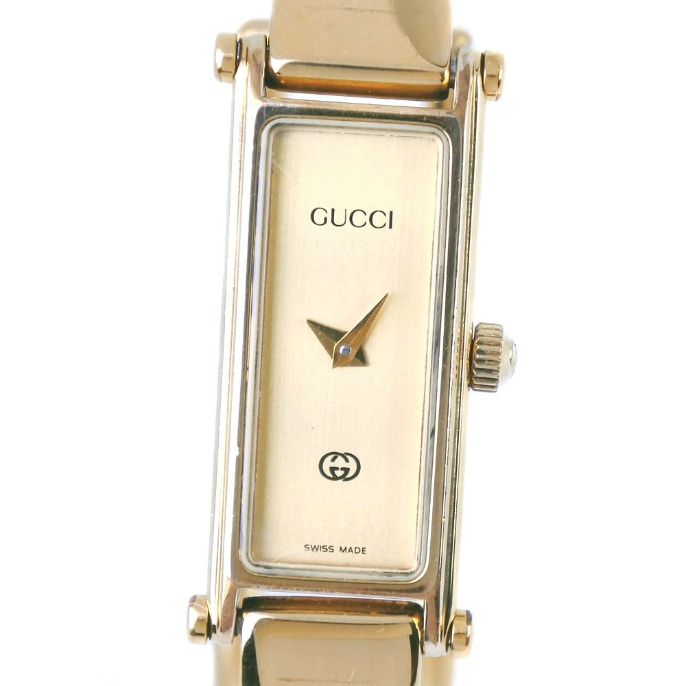 GUCCI 1500 Watches Gold Plated Women goldDial | eBay