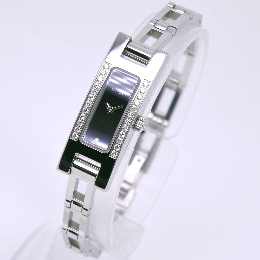 GUCCI 3900L Diamond Bezel Watches Stainless Steel/diamond Women