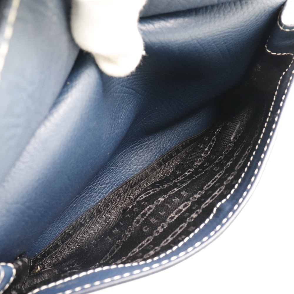 【CELINE】セリーヌ ブギーバッグ カーフ ネイビー レディース ハンドバッグ【中古】