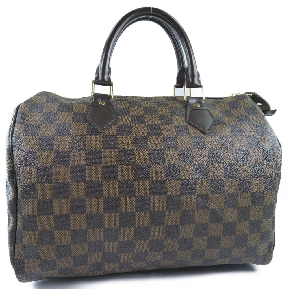 LOUIS VUITTON N41364 Speedy 30 Handbag Brown Damier canvas Women | eBay