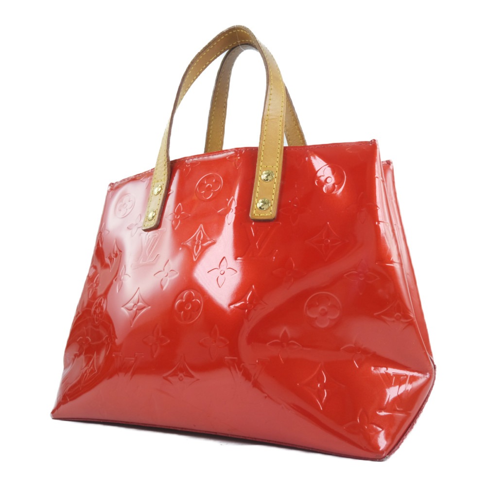 LOUIS VUITTON M91088 Lead PM Handbag Red Monogram Vernis Women eBay