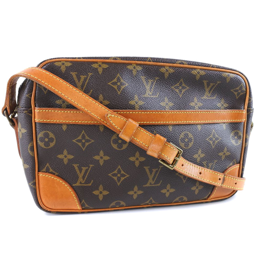 AUTHENTIC LOUIS VUITTON M51274 Trocadero 27 Shoulder Bag Brown Monogram ca... | eBay