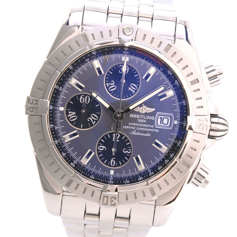 AUTHENTIC BREITLING A13356 Chronomat Evolution Watches Stainless Steel