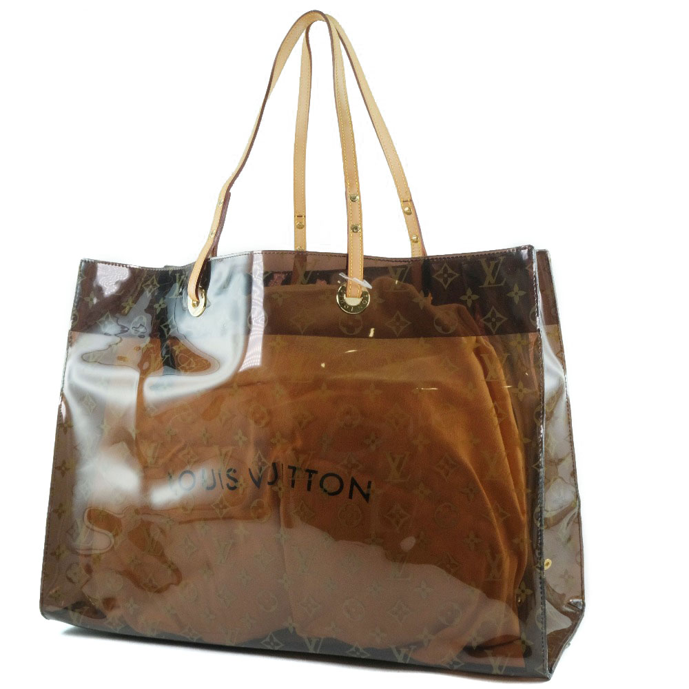 LOUIS VUITTON】ルイ・ヴィトン カバ・クルーズ M50500 ビニール 茶