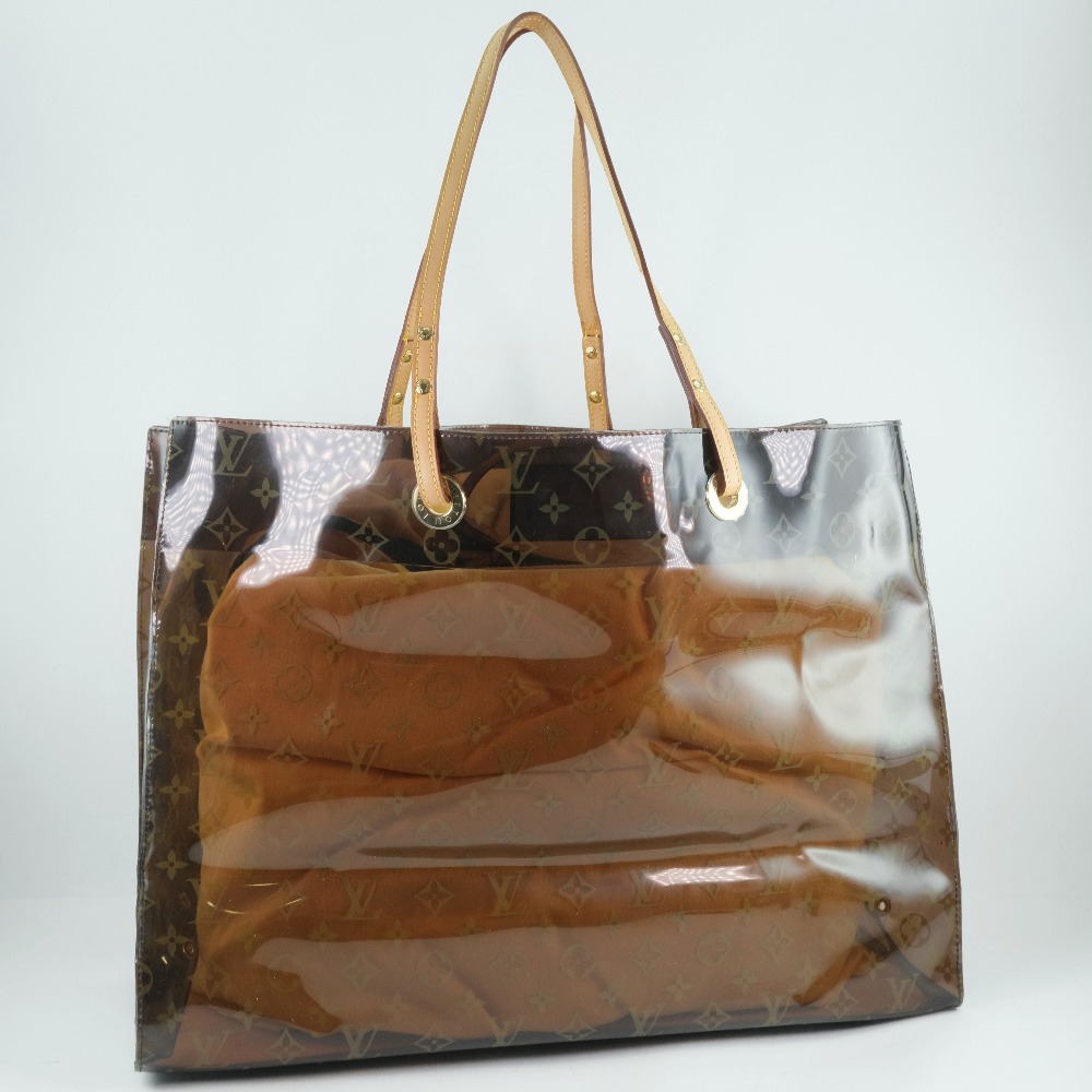 LOUIS VUITTON】ルイ・ヴィトン カバ・クルーズ M50500 ビニール 茶