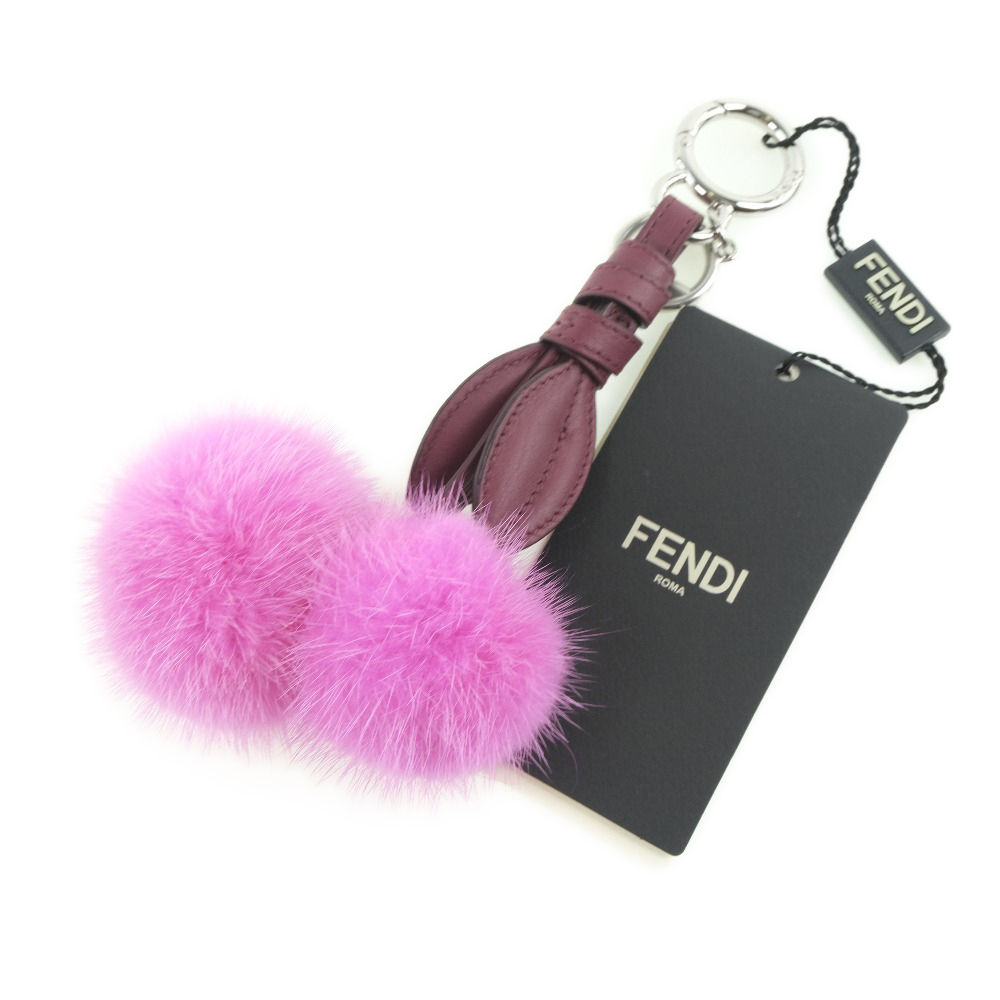 されていま】 FENDI - フェンディ さくらんぼ 7AR642 6Y9 F11DW 赤
