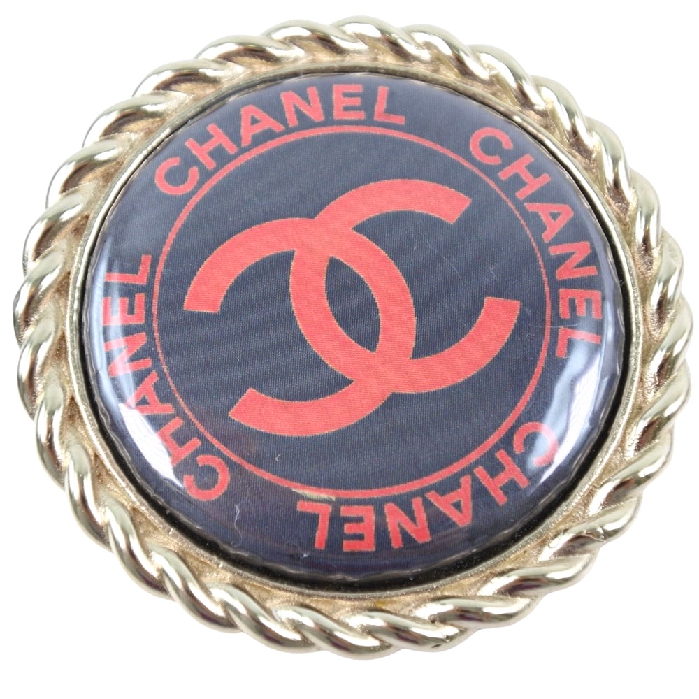 CHANEL】シャネル ココマーク バッチ 金メッキ ゴールド 08P ...