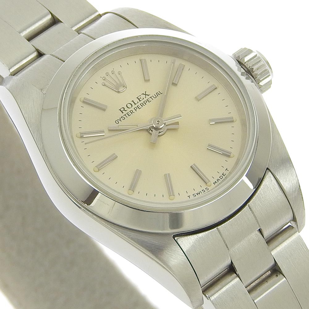 ROLEX】ロレックス オイスターパーペチュアル W番 67180 ステンレス