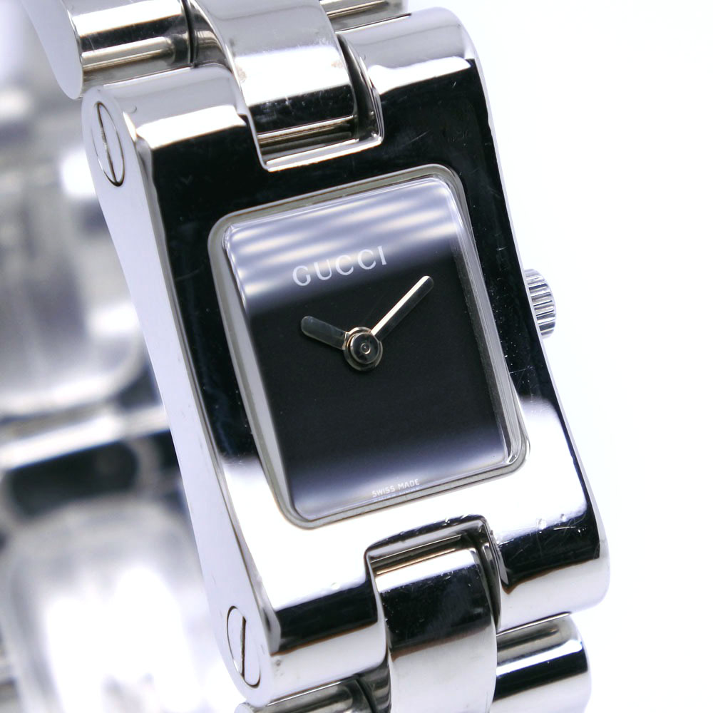 【動作品】GUCCI レディレディース 時計 / 2305L GUCCI グッチ 2305L シルバー文字盤 SS ステンレス クオーツ