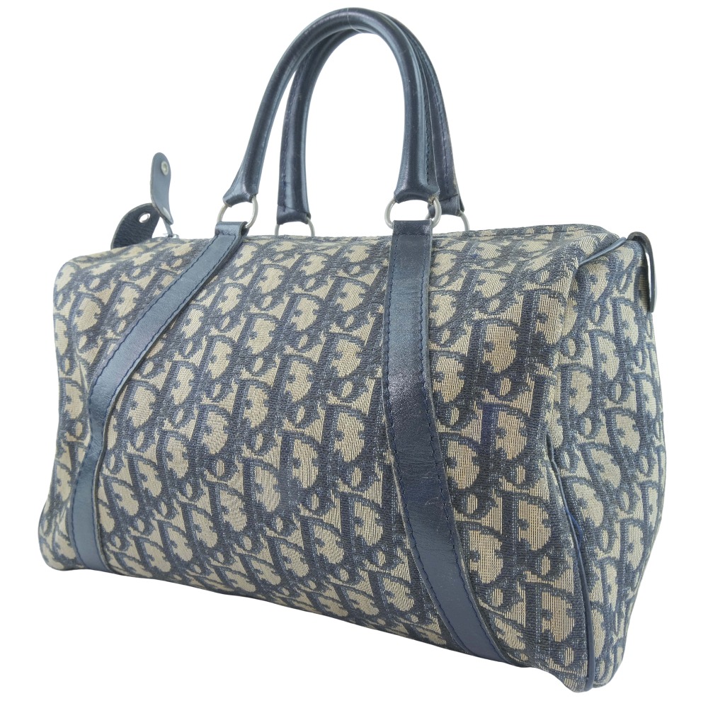 Dior Boston bag Trotter Handbag beige canvas Women | eBay