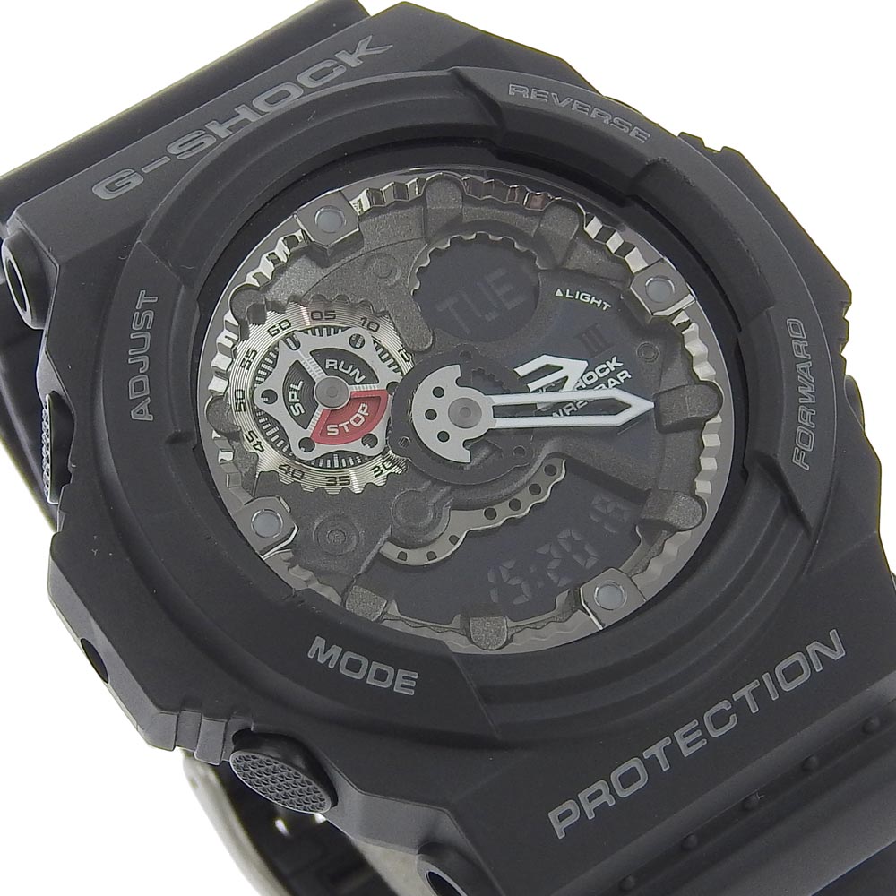 CASIO】カシオ G-SHOCK/Gショック PROTECTION GA-300 ラバー 黒