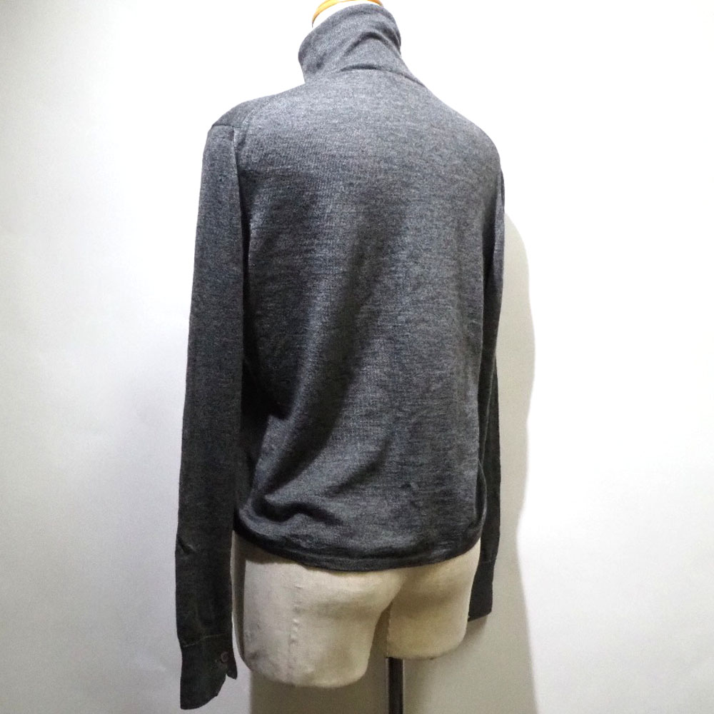 HERMES ケーブルニット カシミヤ タートルネック