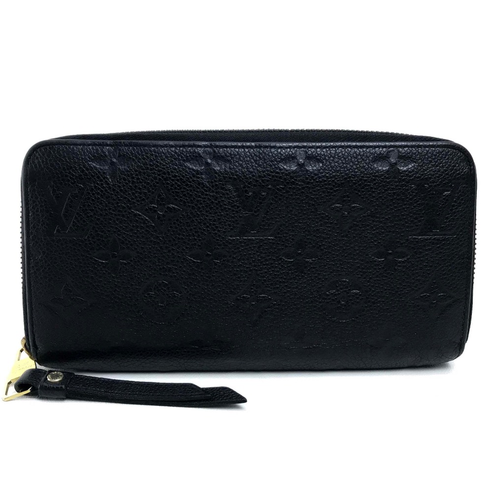 AUTHENTIC LOUIS VUITTON Monogram Empreinte Zippy Wallet Noir Black M60571 | eBay