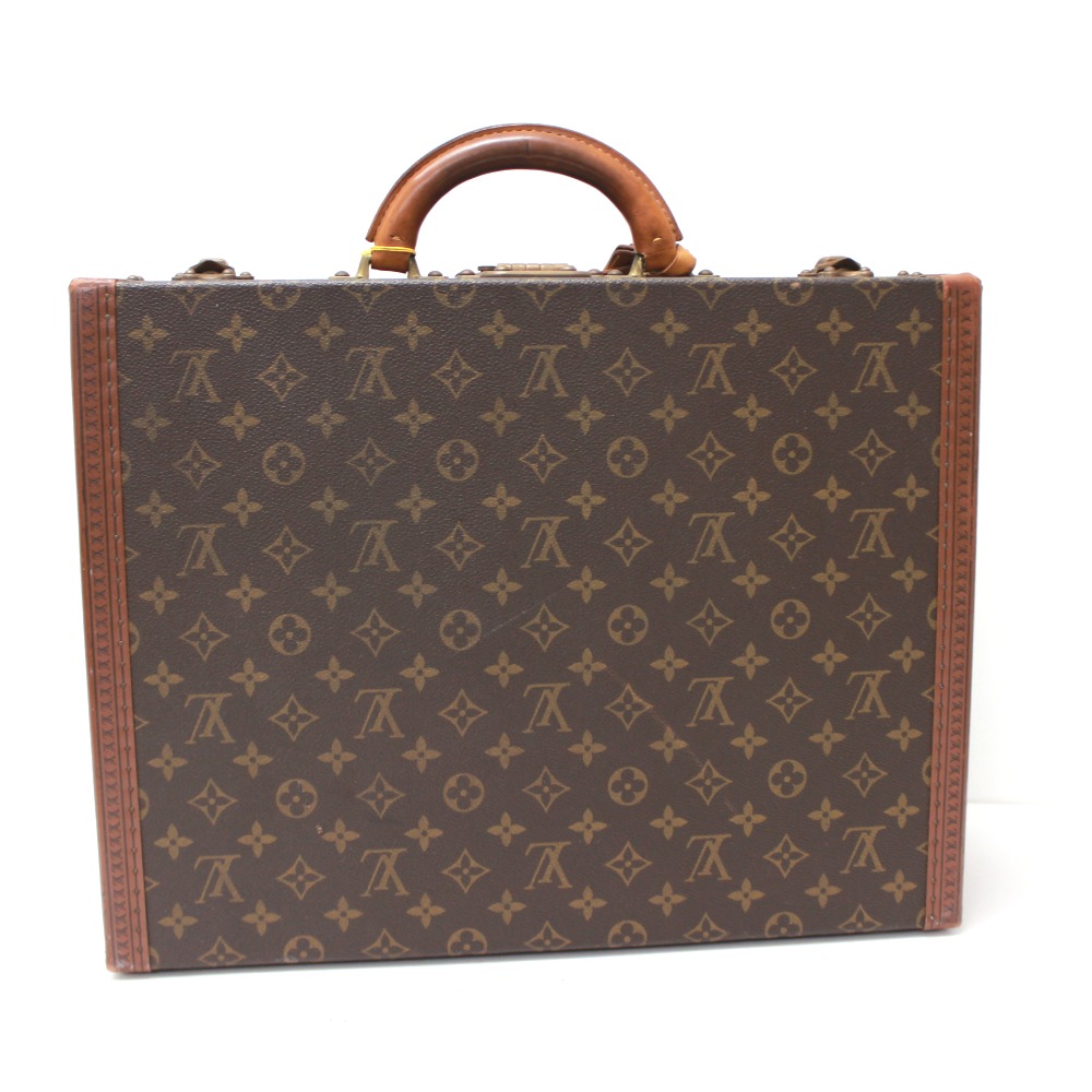 AUTHENTIC LOUIS VUITTON Monogram Super President Hard Case Bag Trunk ...