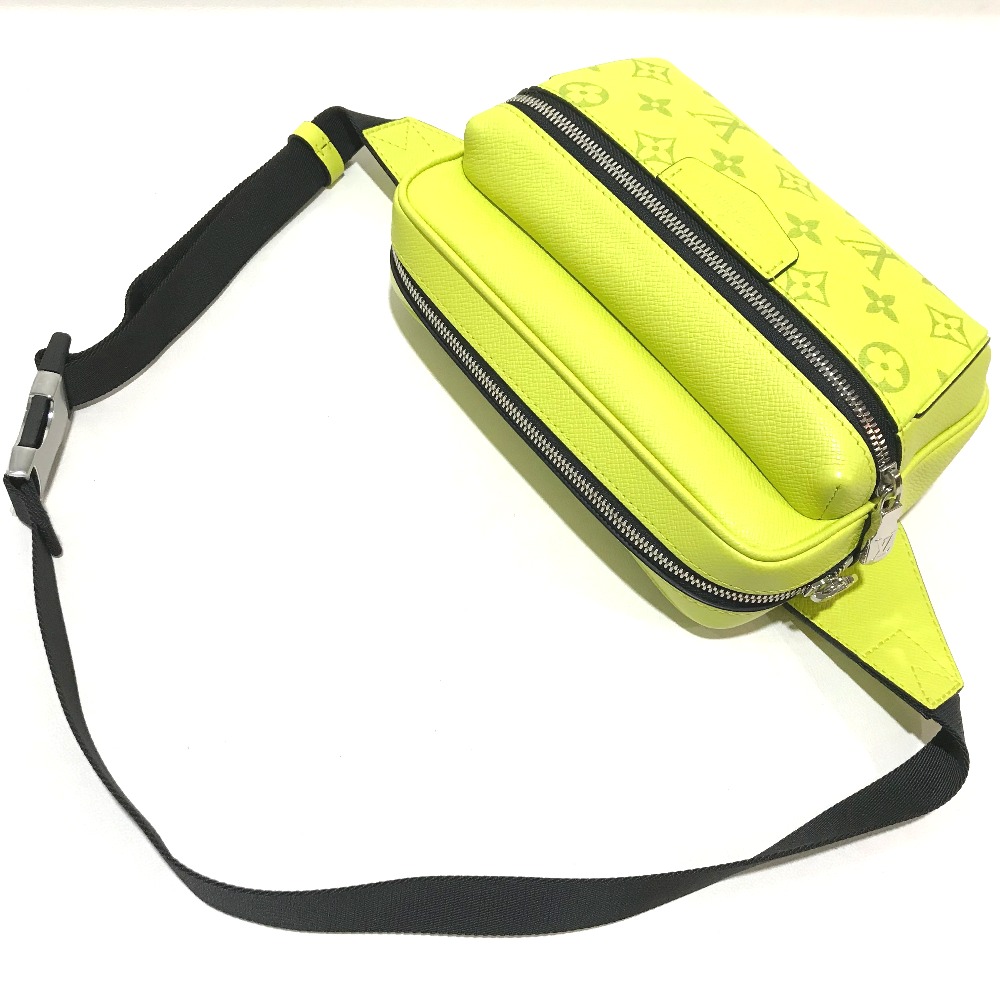 AUTHENTIC UNUSED LOUIS VUITTON Taiga Lama Bum bag-Outdoor Body bag Yellow M30251 | eBay