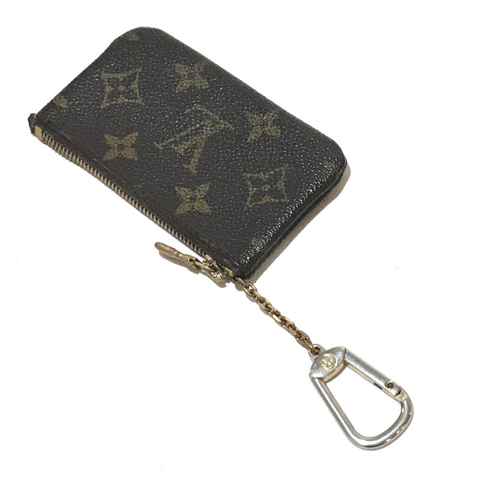 AUTHENTIC LOUIS VUITTON Monogram Pochette cles With key ring coin purse M62650 | eBay