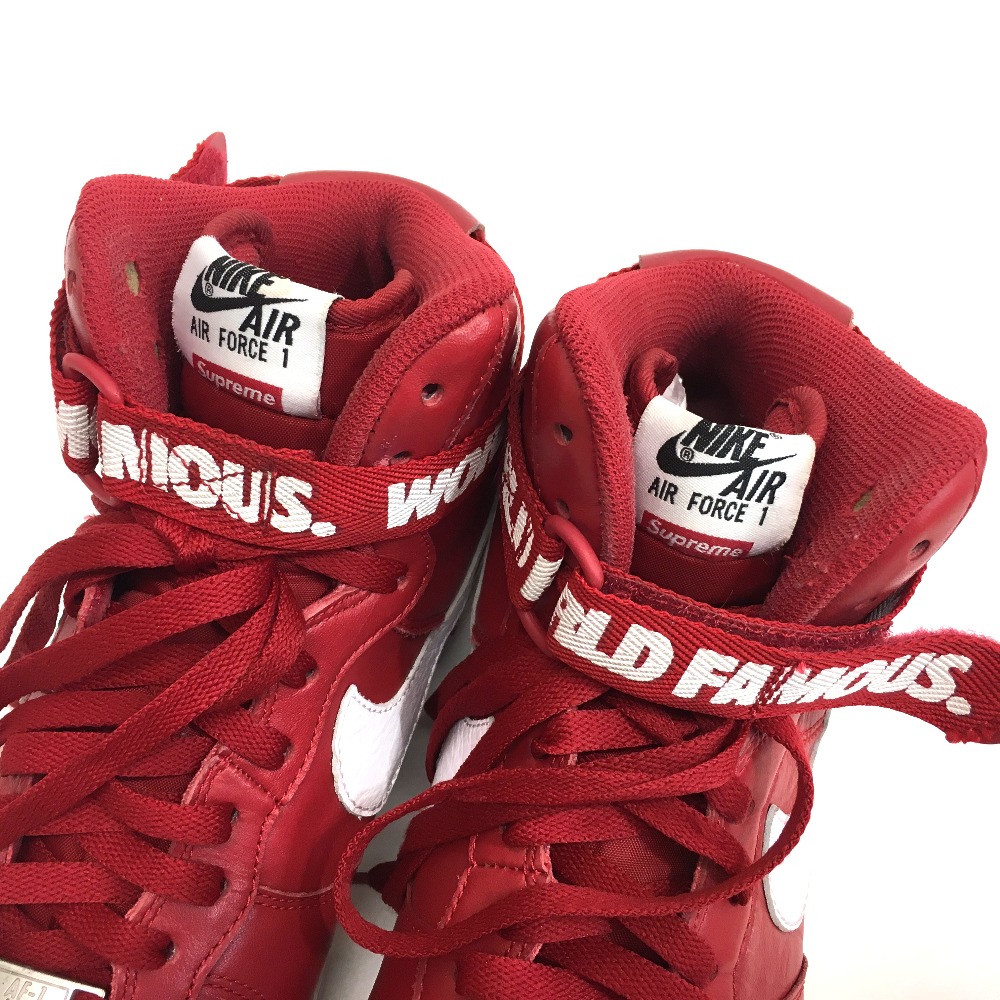 supreme air force 1 red