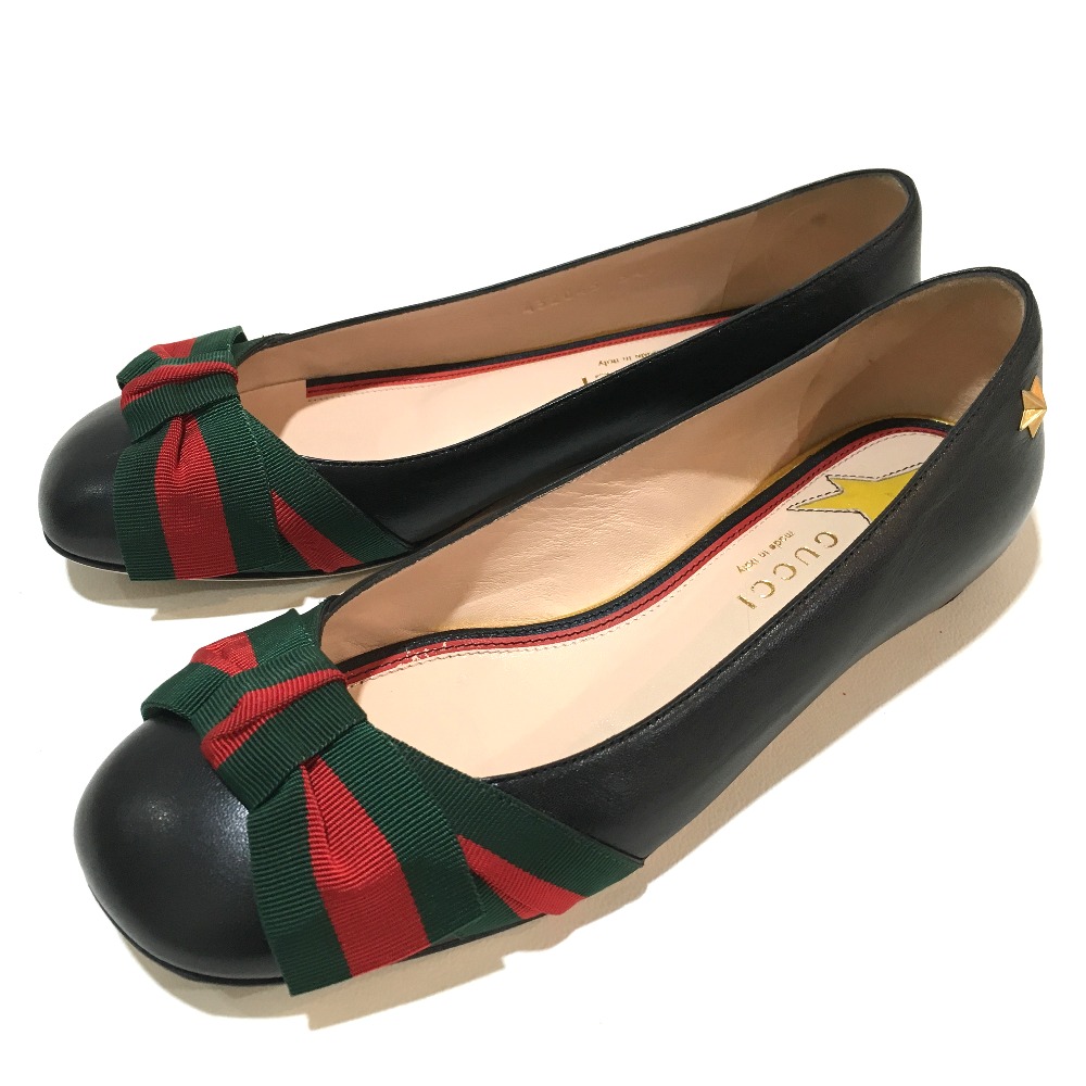 gucci pointed toe flats