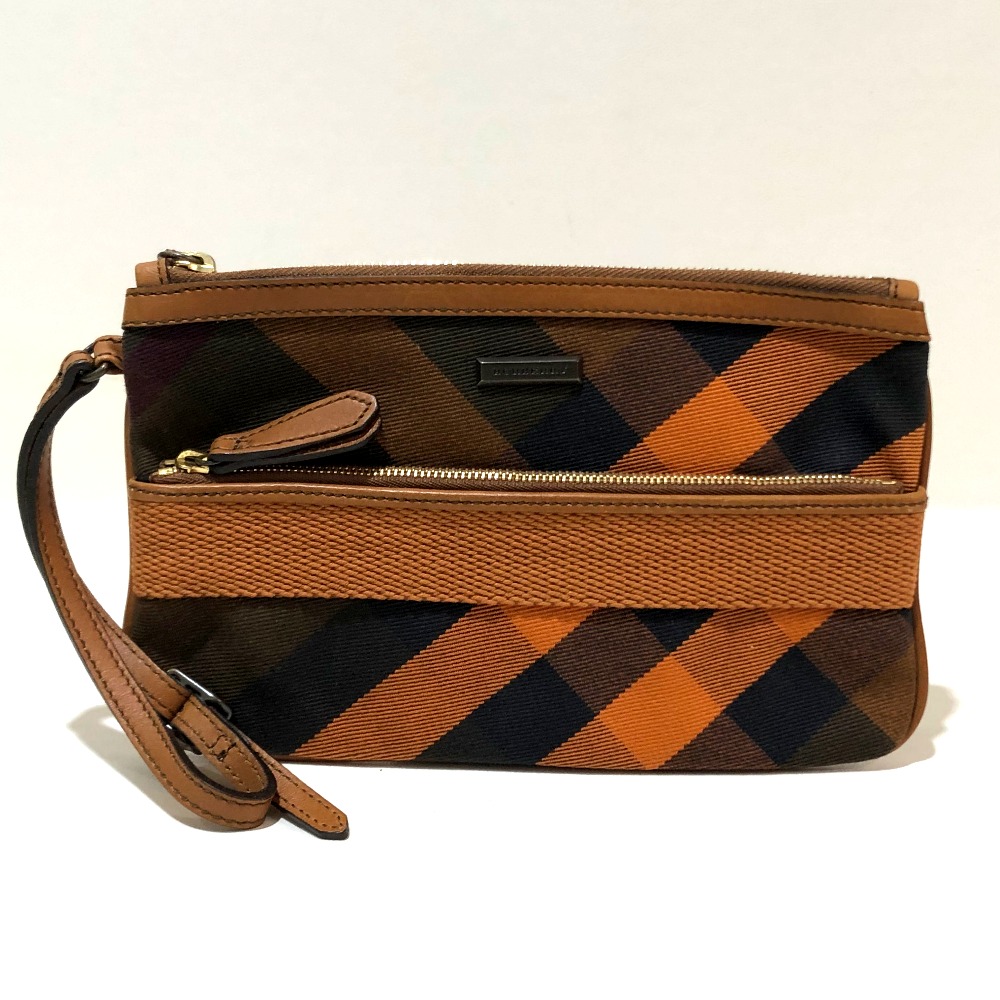 checkered pouch