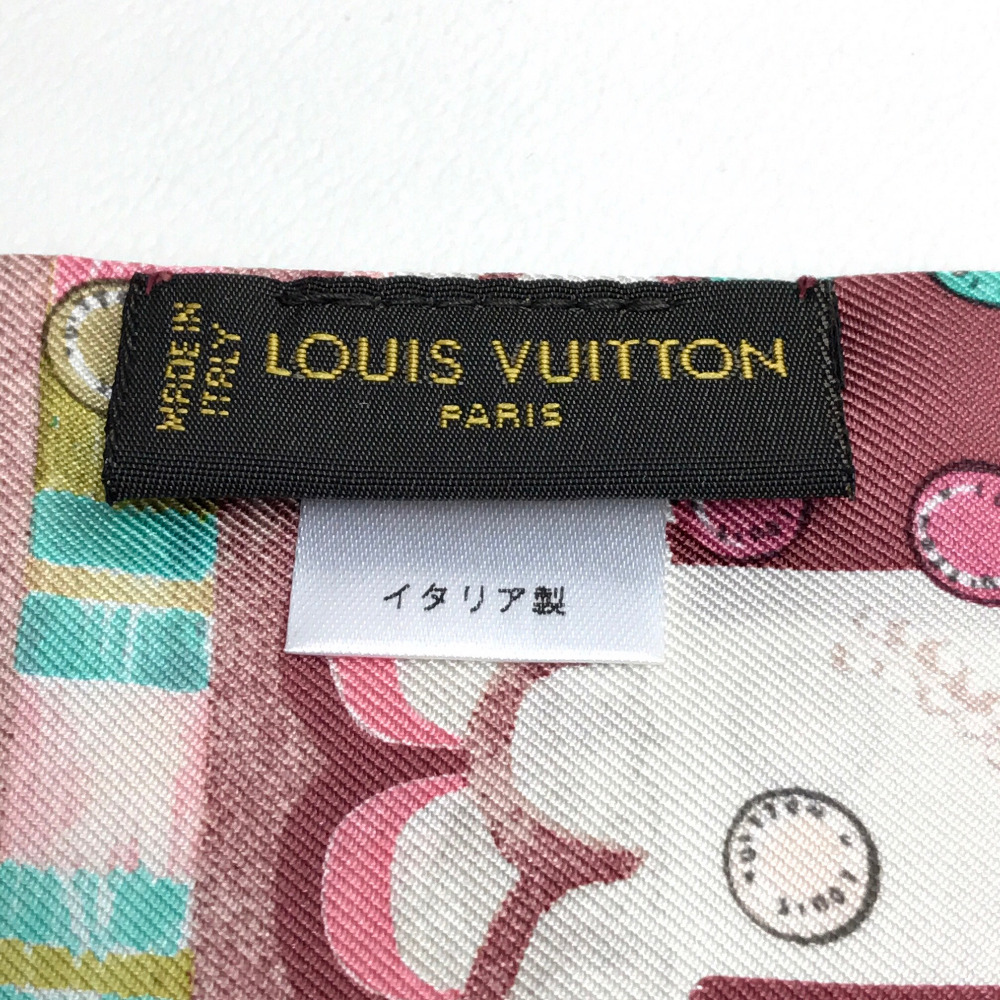 AUTHENTIC LOUIS VUITTON Bandeau Scarf Twilly Pink Silk | eBay