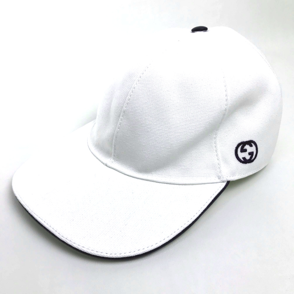 gucci white baseball cap