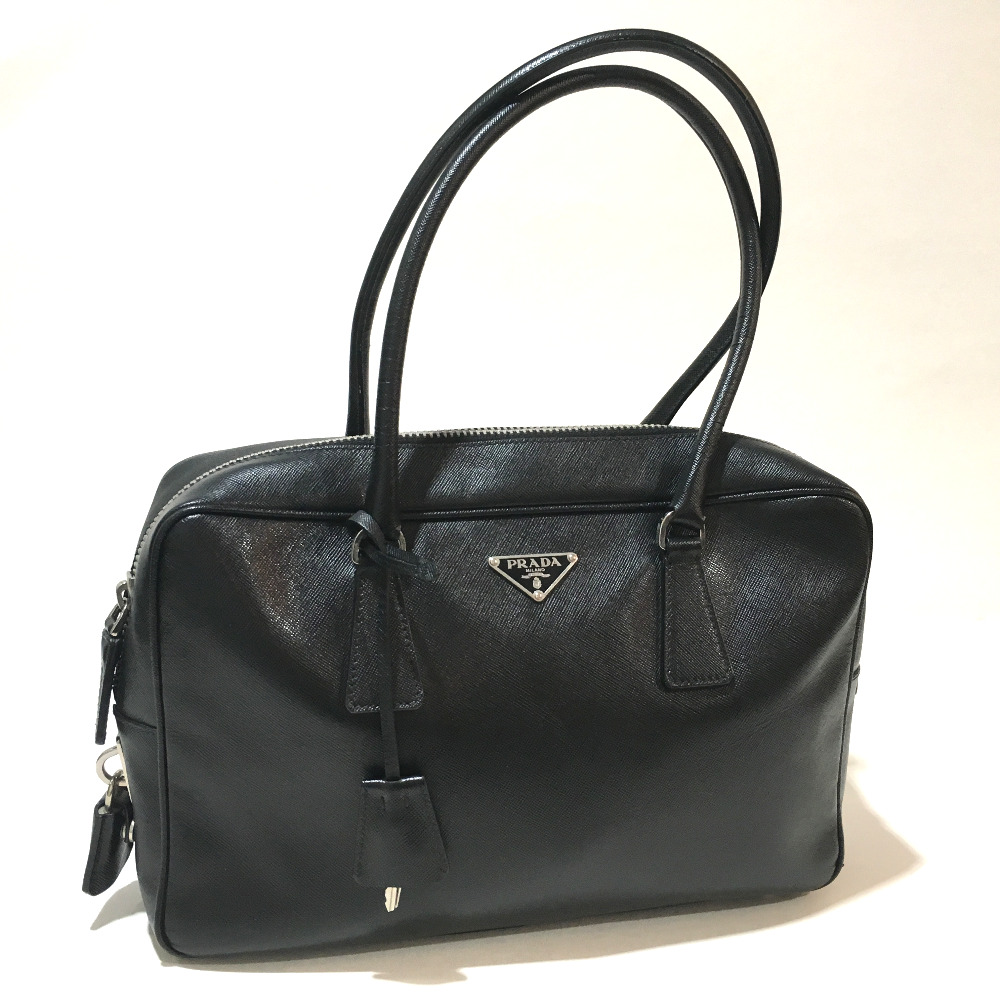 Details About Authentic Prada Tote Bag Logo Plate Mini Hand Black Saffiano Leather Bl0095 Details About Authentic Prada Tote Bag Logo Plate Mini Hand Black Saffiano Leather Bl0095