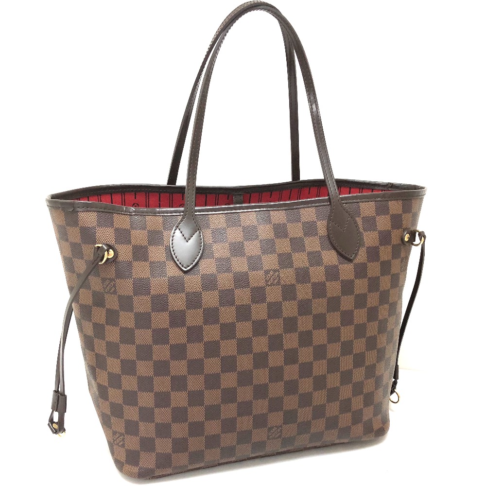 AUTHENTIC LOUIS VUITTON Damier Neverfull MM Tote Bag N51105 | eBay