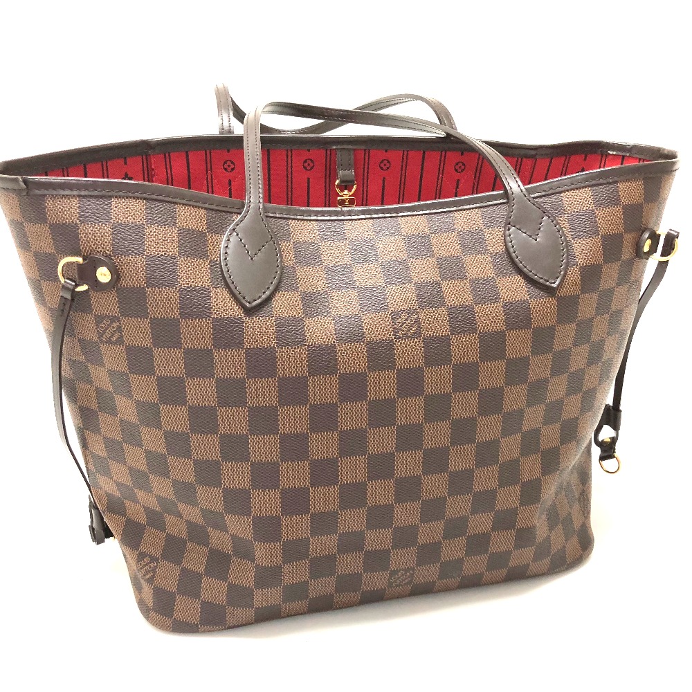 AUTHENTIC LOUIS VUITTON Damier Neverfull MM Tote Bag N51105 | eBay
