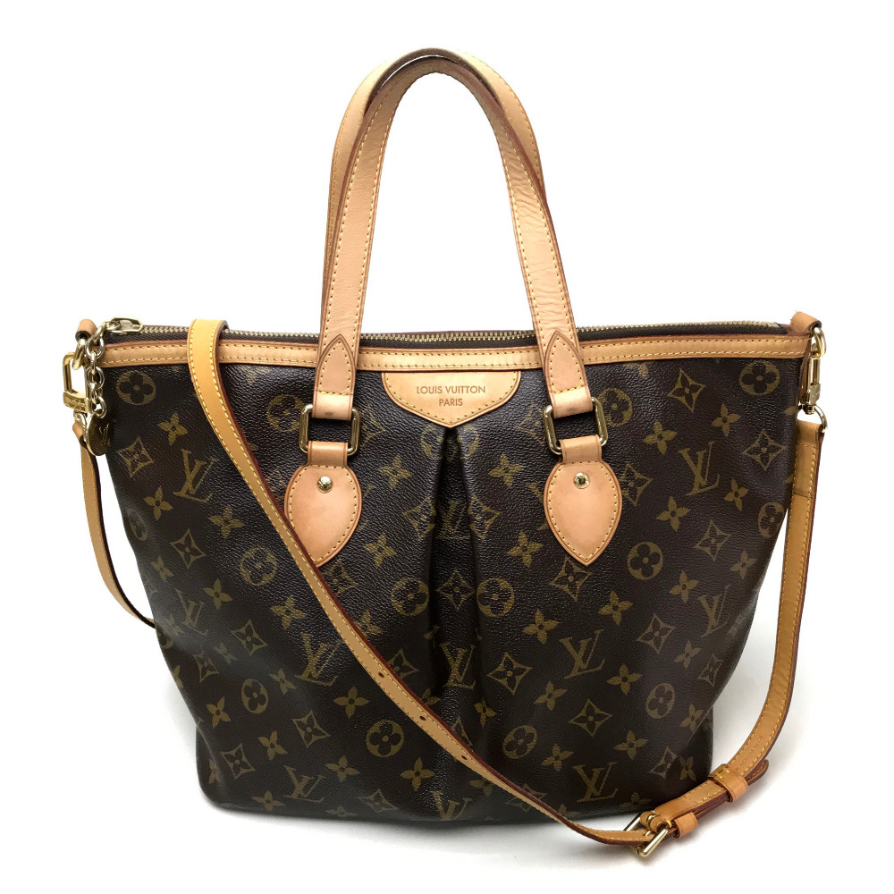 AUTHENTIC LOUIS VUITTON Monogram PalermoPM 2WAY bag Shoulder Bag Hand Bag M40145 | eBay