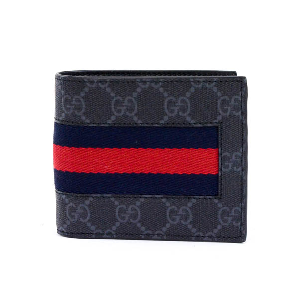 Gucci Folding wallet 408826 Folded wallet GGP lats/GG Supreme mens | eBay