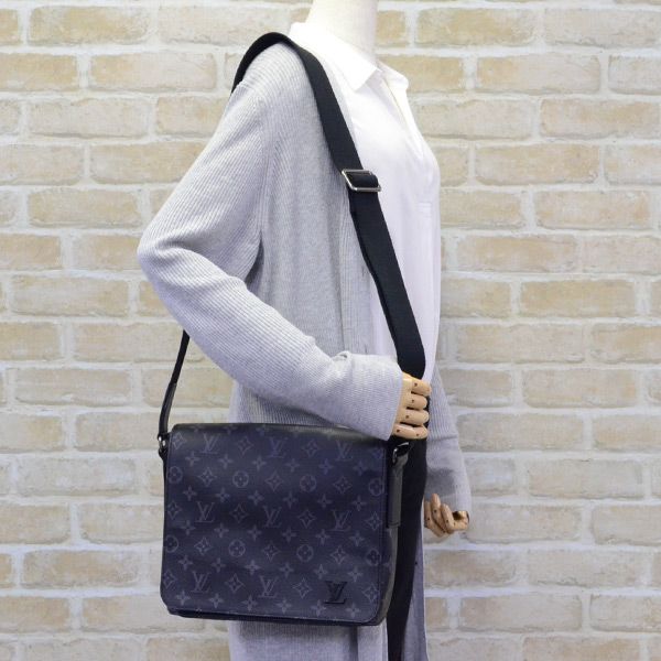 Louis Vuitton District PMNM M44000 Shoulder Bag Monogram Eclipse mens | eBay