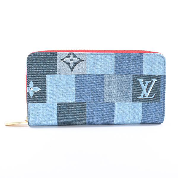 Louis Vuitton Zippy wallet M44938 purse denim Women | eBay