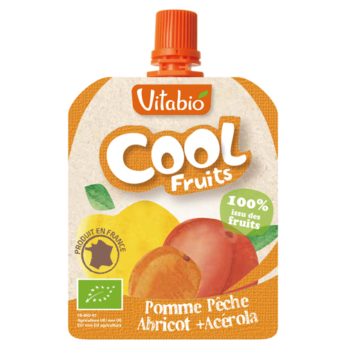 Mitok Vitabio Cool Fruit Apple Peach Apricot 90g Healthy Food Smoothie ー The Best Place To Buy Japanese Quality Products Samurai Mall