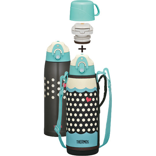 Thermos Thermos Vacuum Insulation 2way Bottle 1 0l Dot Blue Ffr 1004wf D Bl Thermos Home Kitchen Kitchen Dining