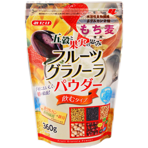 Mitake Food Industry Mitake Fruit Granola Powder 360g Food Granola Crunch ー The Best Place To Buy Japanese Quality Products Samurai Mall